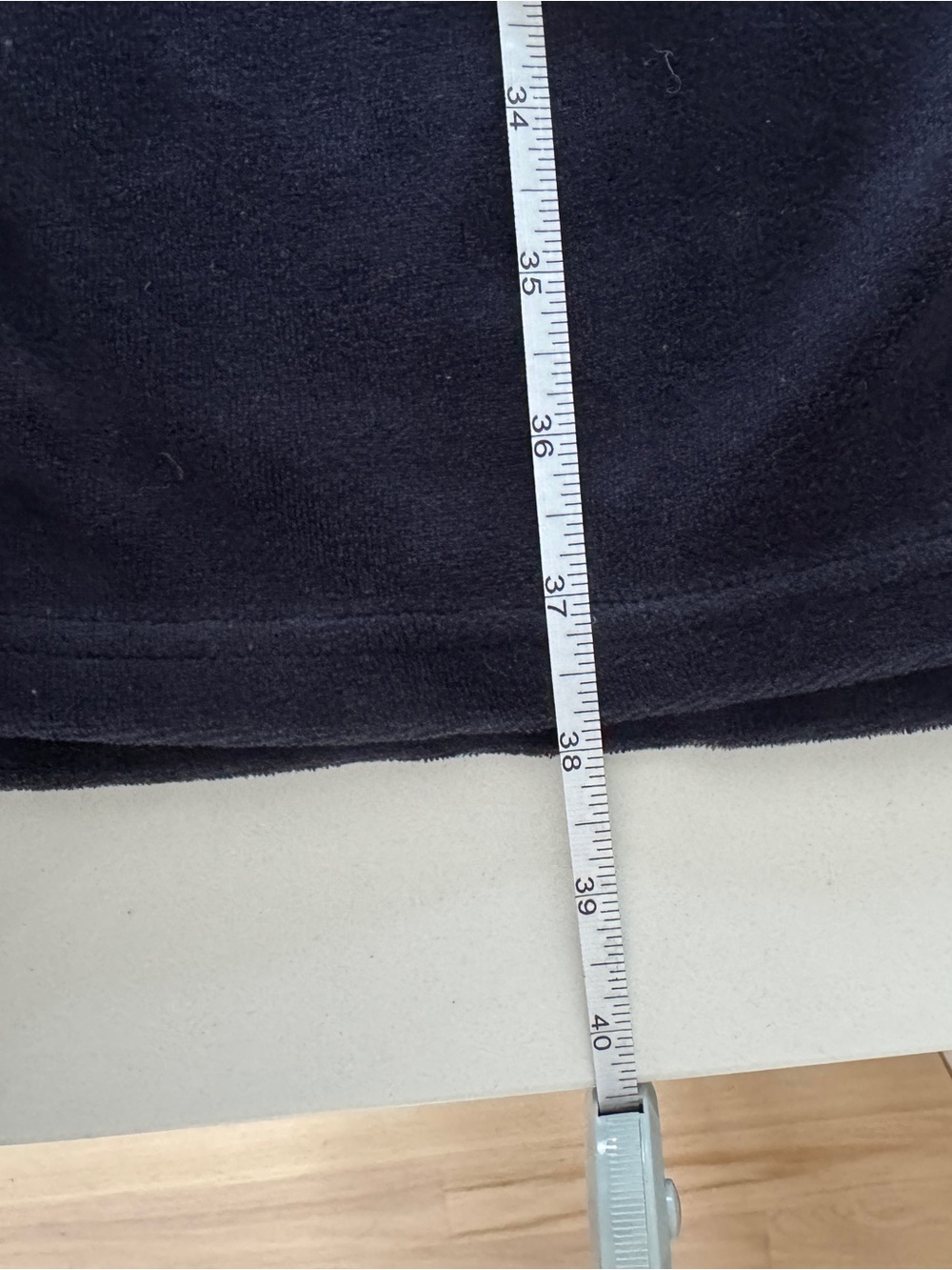 ππ¦ Juicy Couture Navy Velour Hoodie & Pants Set with Rainbow Logo Y2K Vintage - Picture 4 of 6